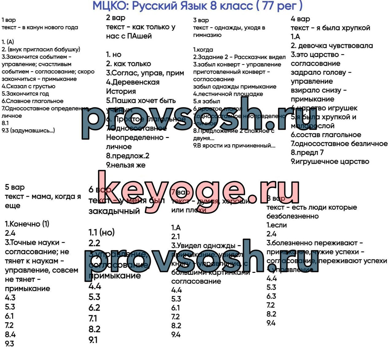 Мцко русский язык 10 класс